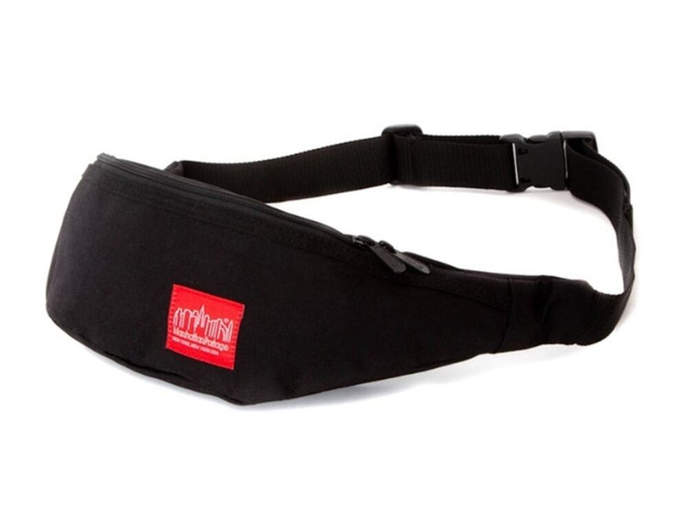 Manhattan Portage Unisex "Brooklyn Bridge" Black Fanny Pack Crossbody Bag